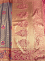MIMOSA Saree Saree — pallu and zari work detail