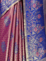 MIMOSA Rani Kanjivaram Art Silk Saree — fleets shot full lifestyle