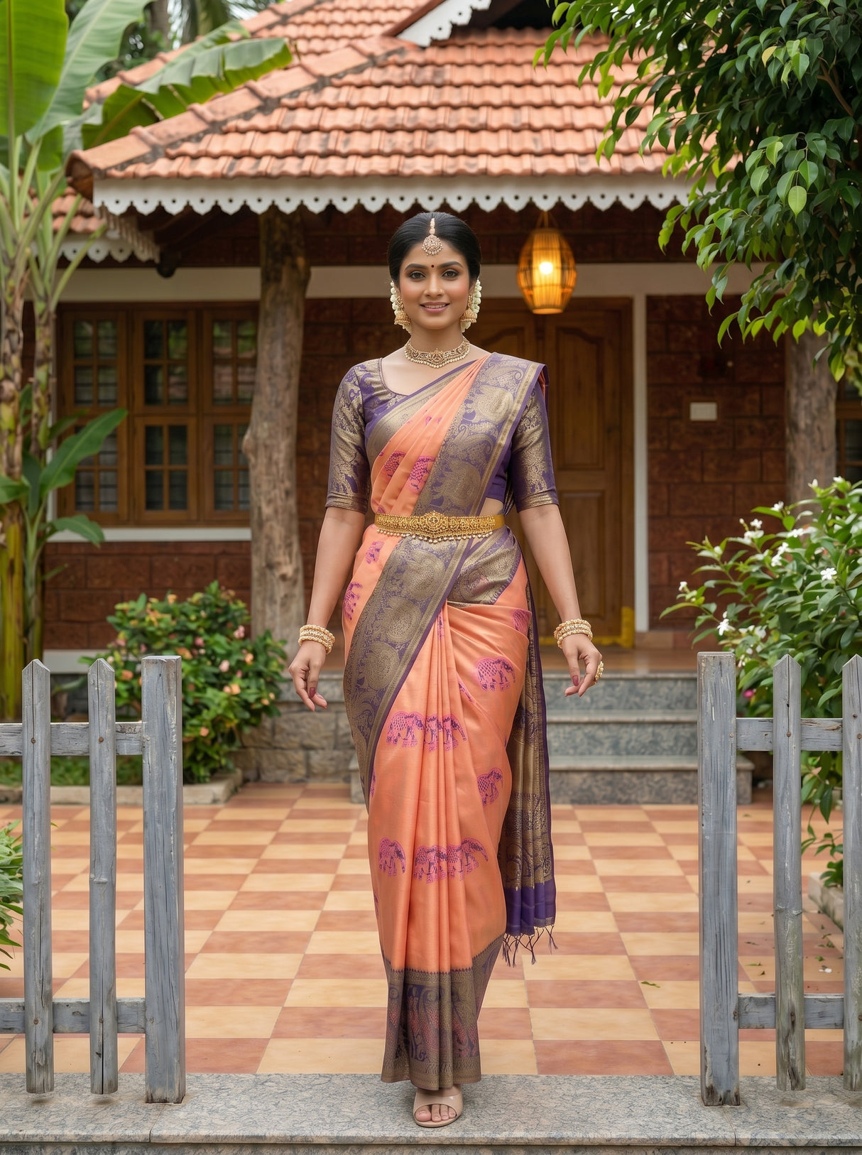 MIMOSA Saree Saree — pose 6 styling detail