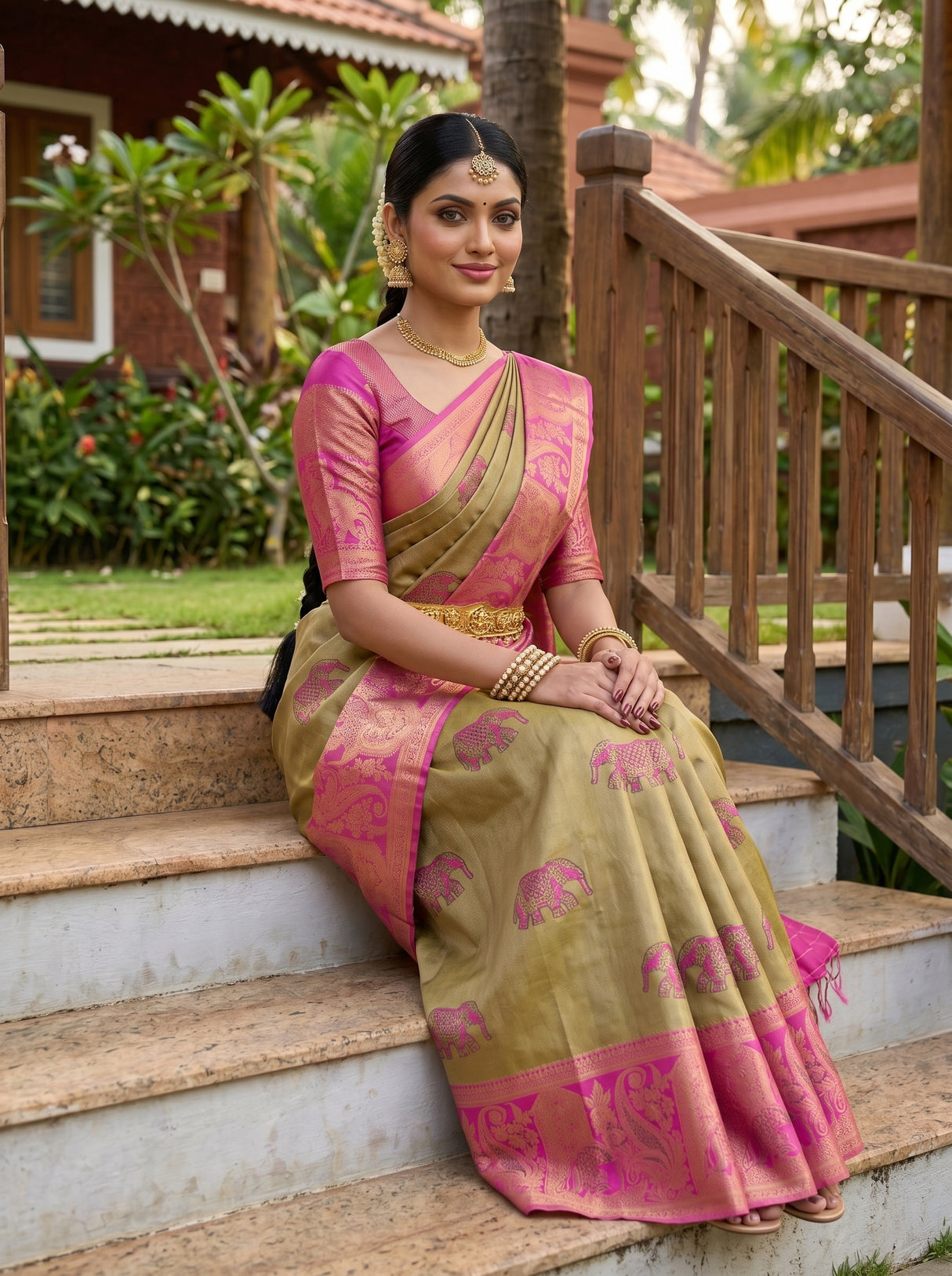 MIMOSA Saree Saree — pose 8 styling detail