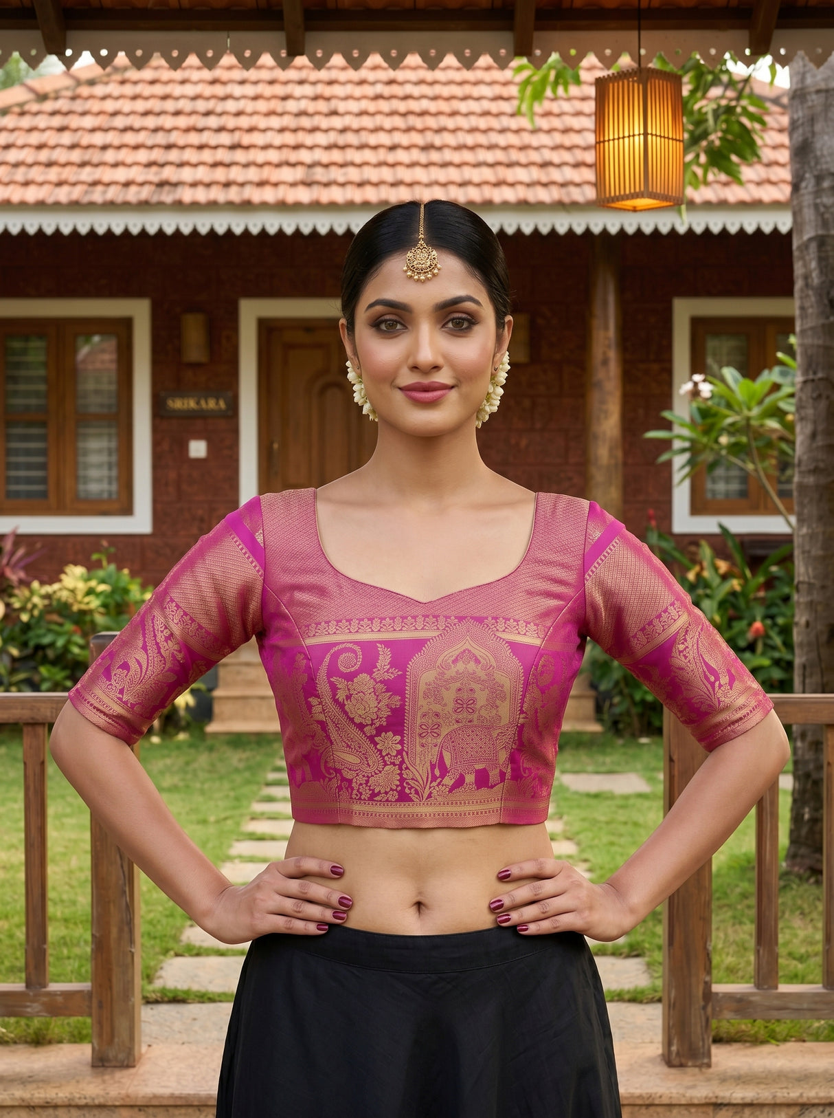 MIMOSA Saree Saree — blouse close-up