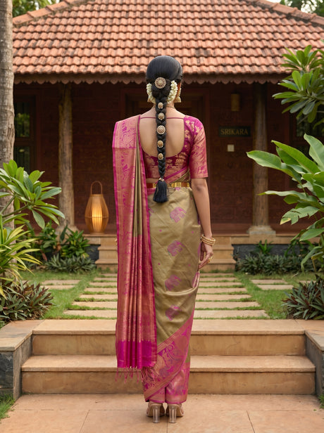 MIMOSA Saree Saree — pose 2 styling detail