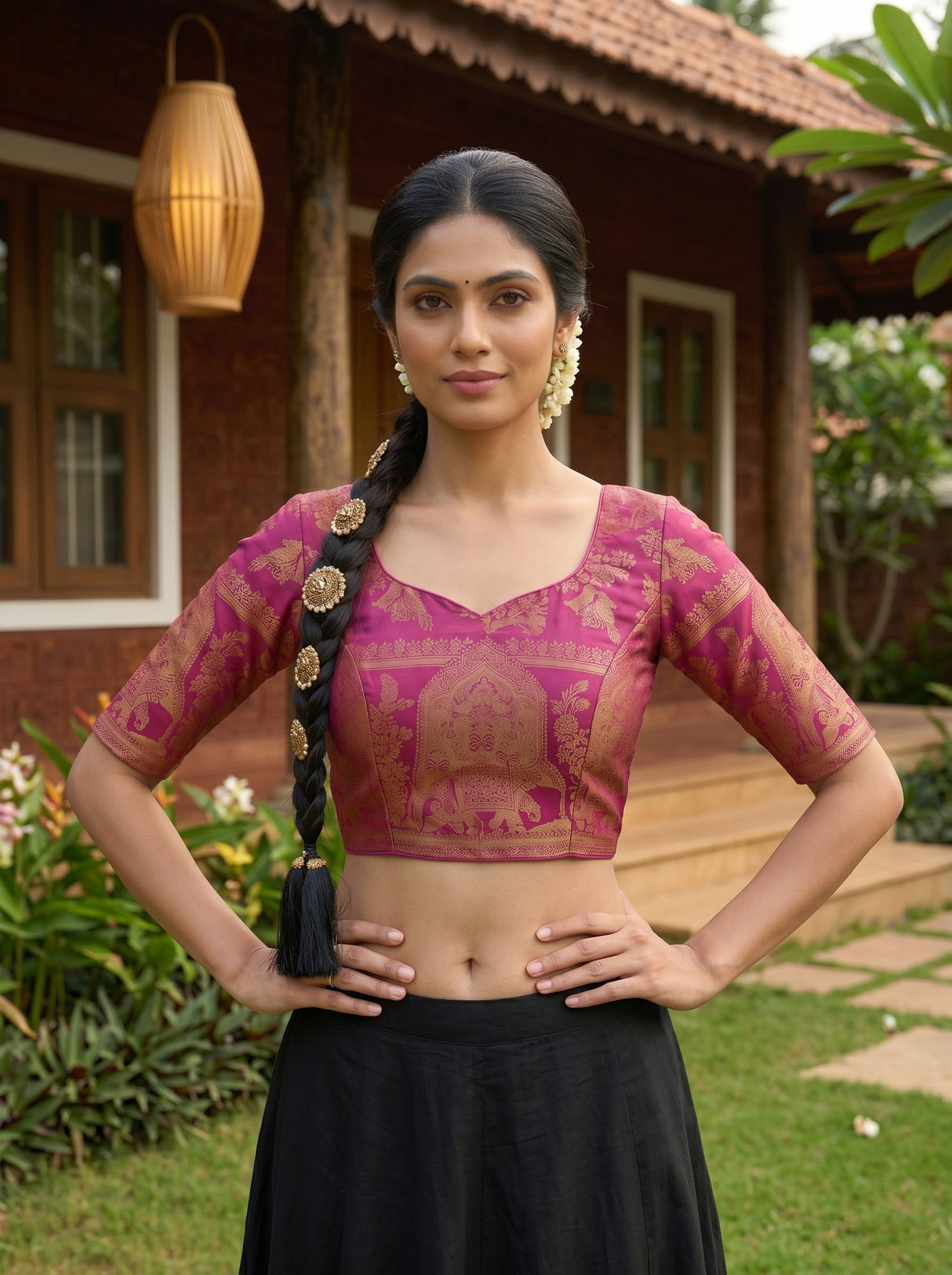 MIMOSA Saree Saree — blouse close-up