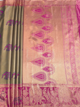 MIMOSA Saree Saree — pallu and zari work detail
