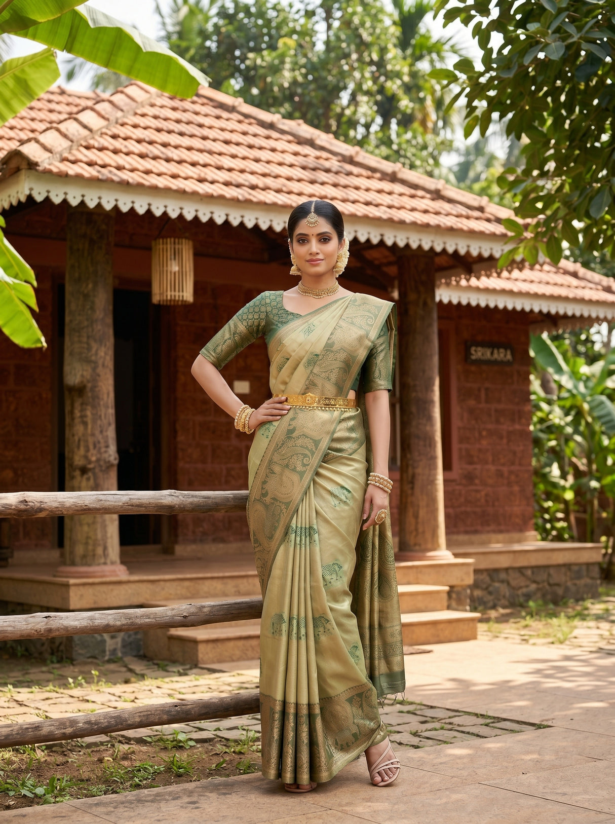 MIMOSA Saree Saree — pose 4 styling detail