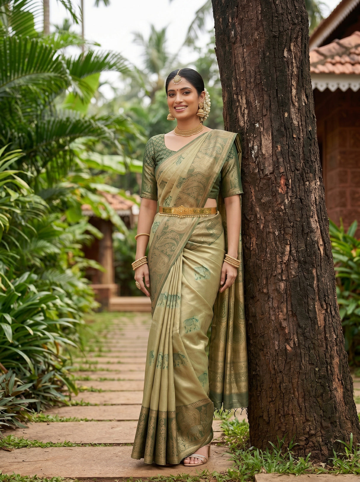 MIMOSA Saree Saree — pose 9 styling detail