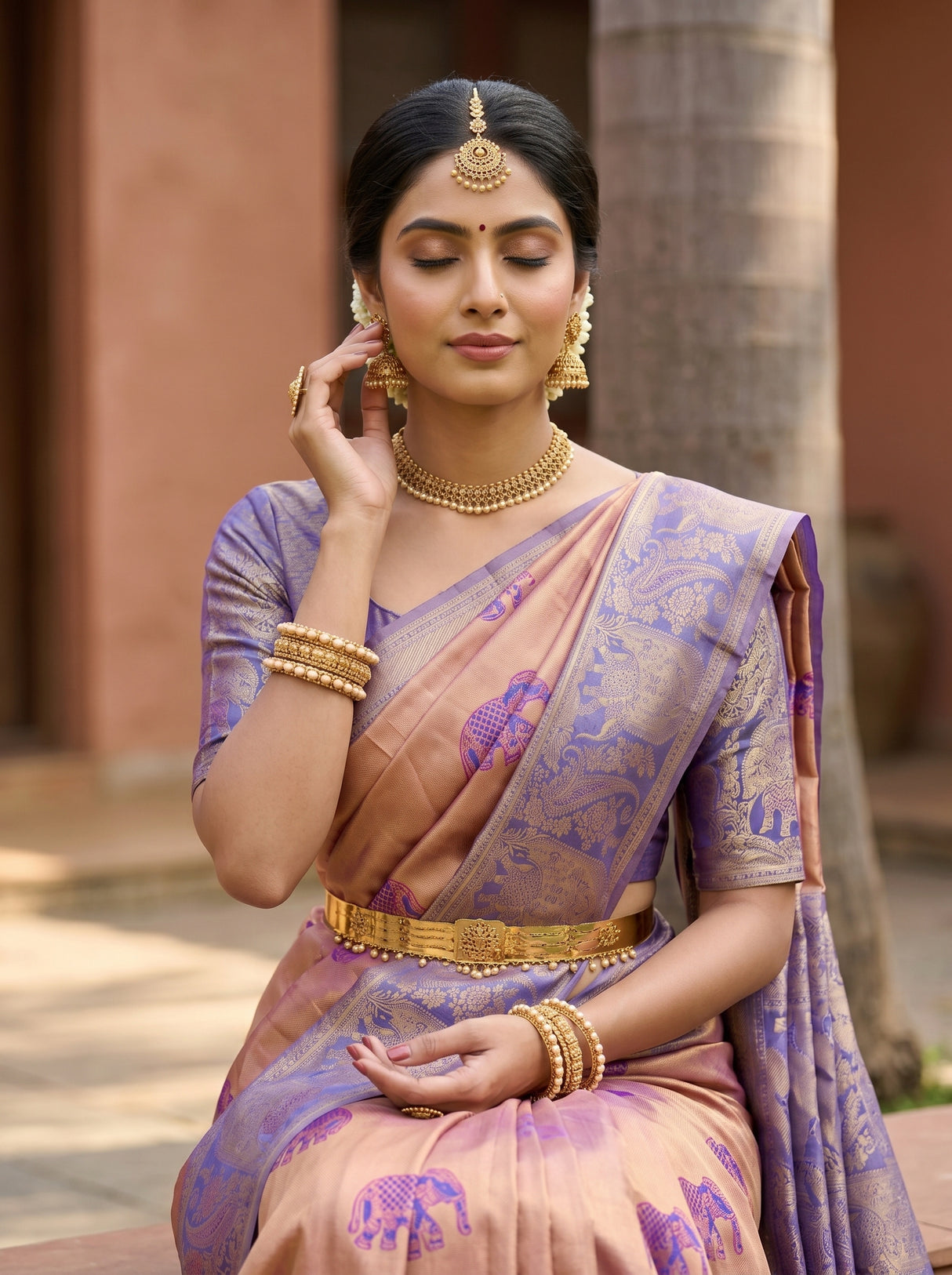 MIMOSA Saree Saree — pose 10 styling detail