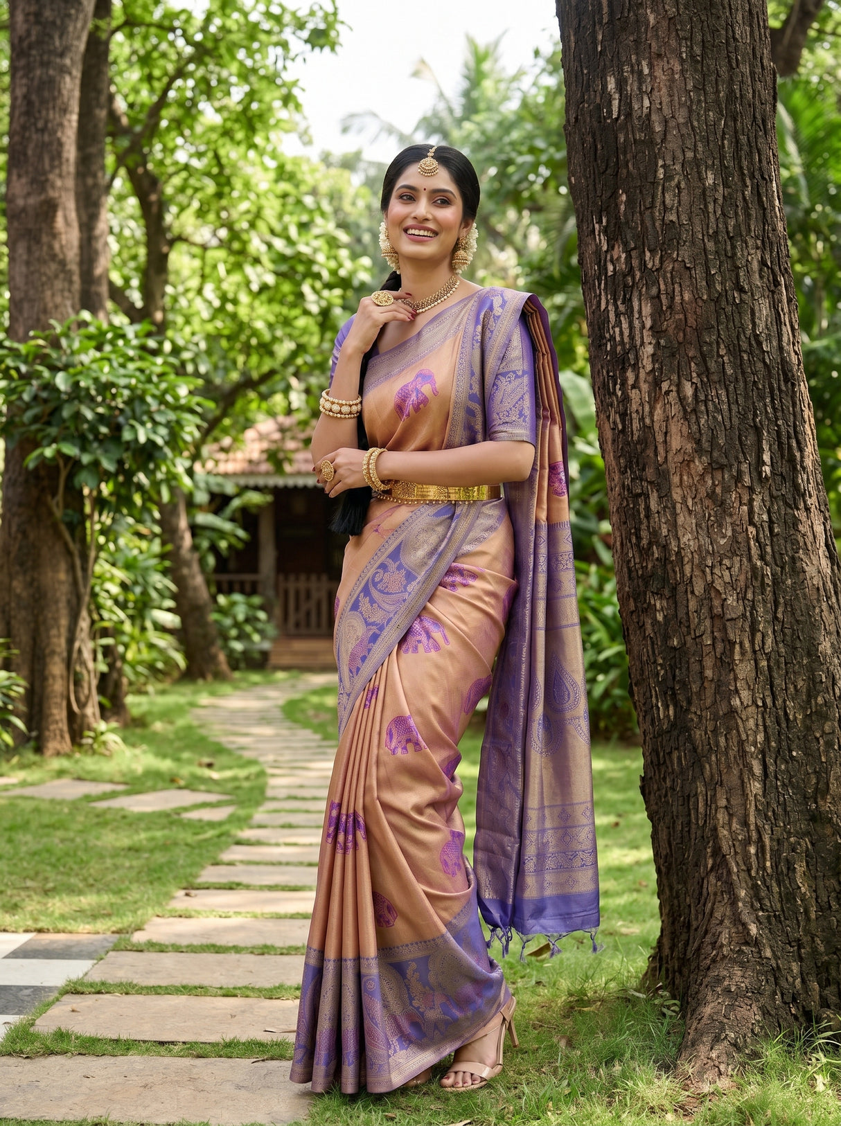 MIMOSA Saree Saree — pose 9 styling detail