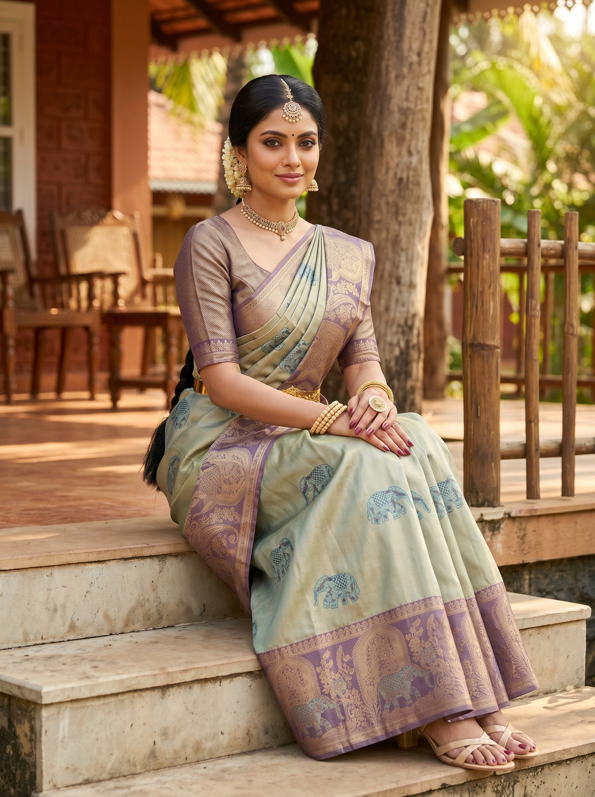 MIMOSA Saree Saree — pose 8 styling detail