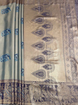 MIMOSA Saree Saree — pallu and zari work detail