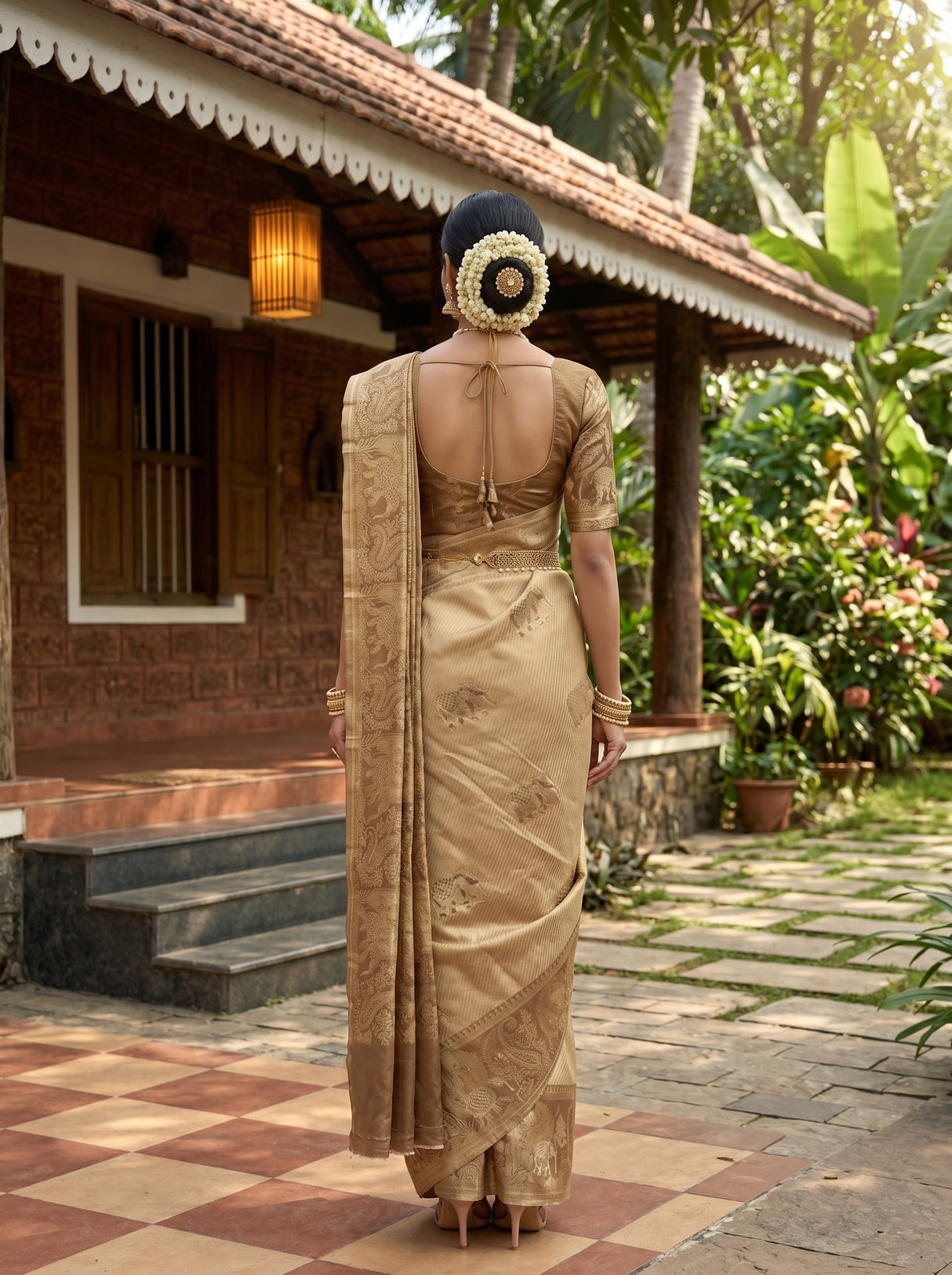 MIMOSA Saree Saree — pose 2 styling detail