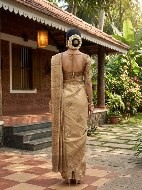 MIMOSA Saree Saree — pose 2 styling detail