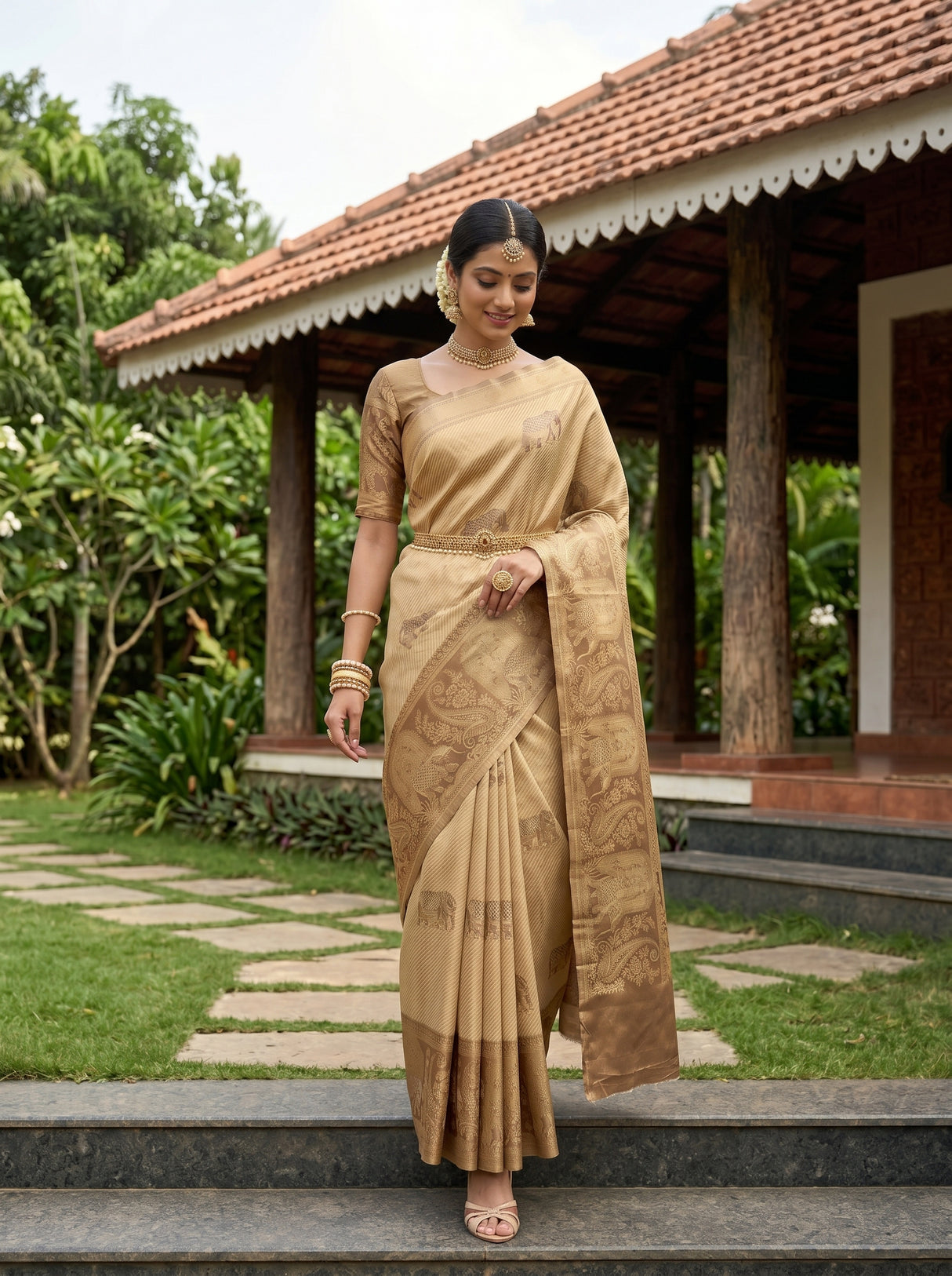 MIMOSA Saree Saree — pose 6 styling detail