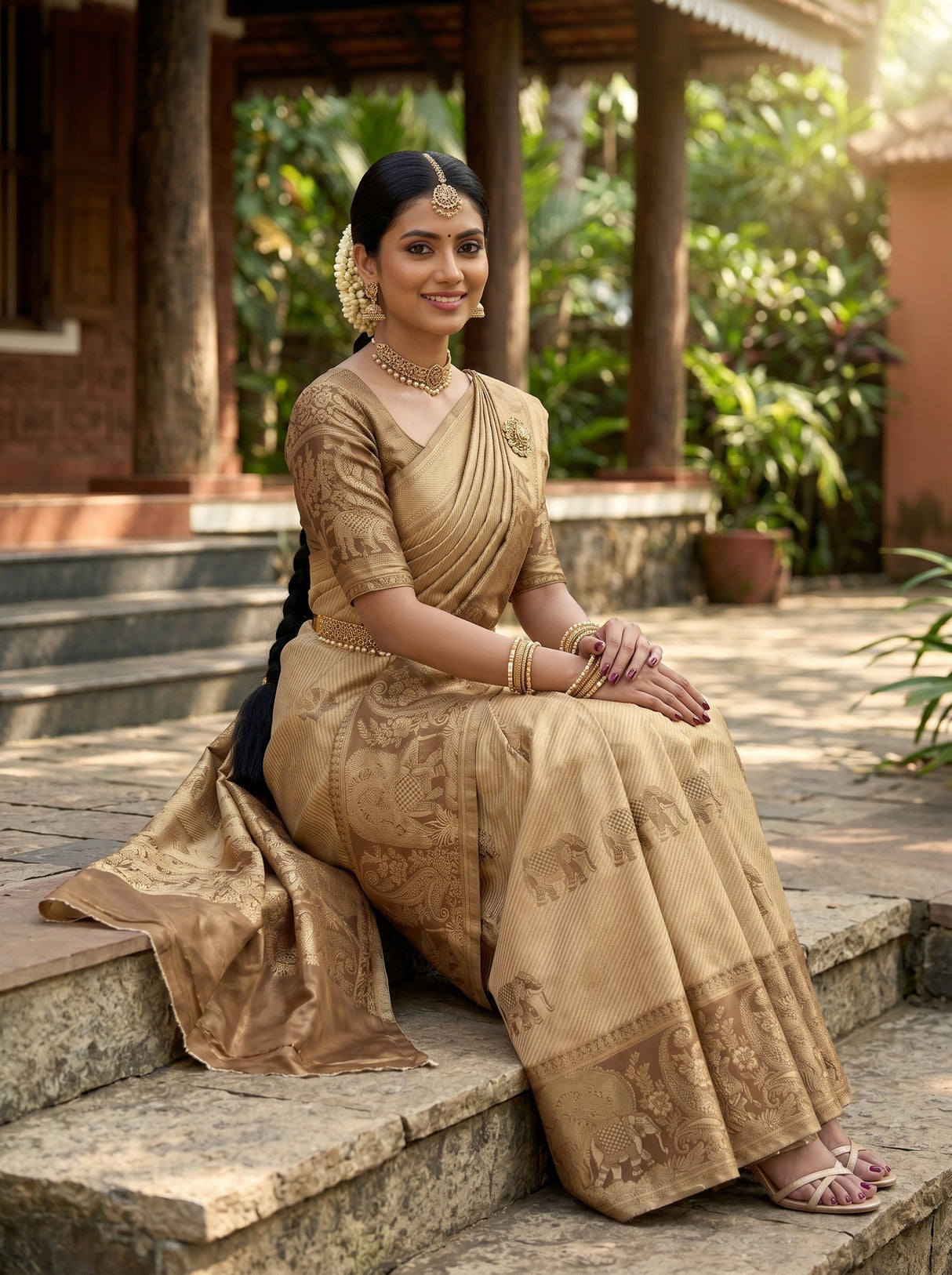 MIMOSA Saree Saree — pose 8 styling detail
