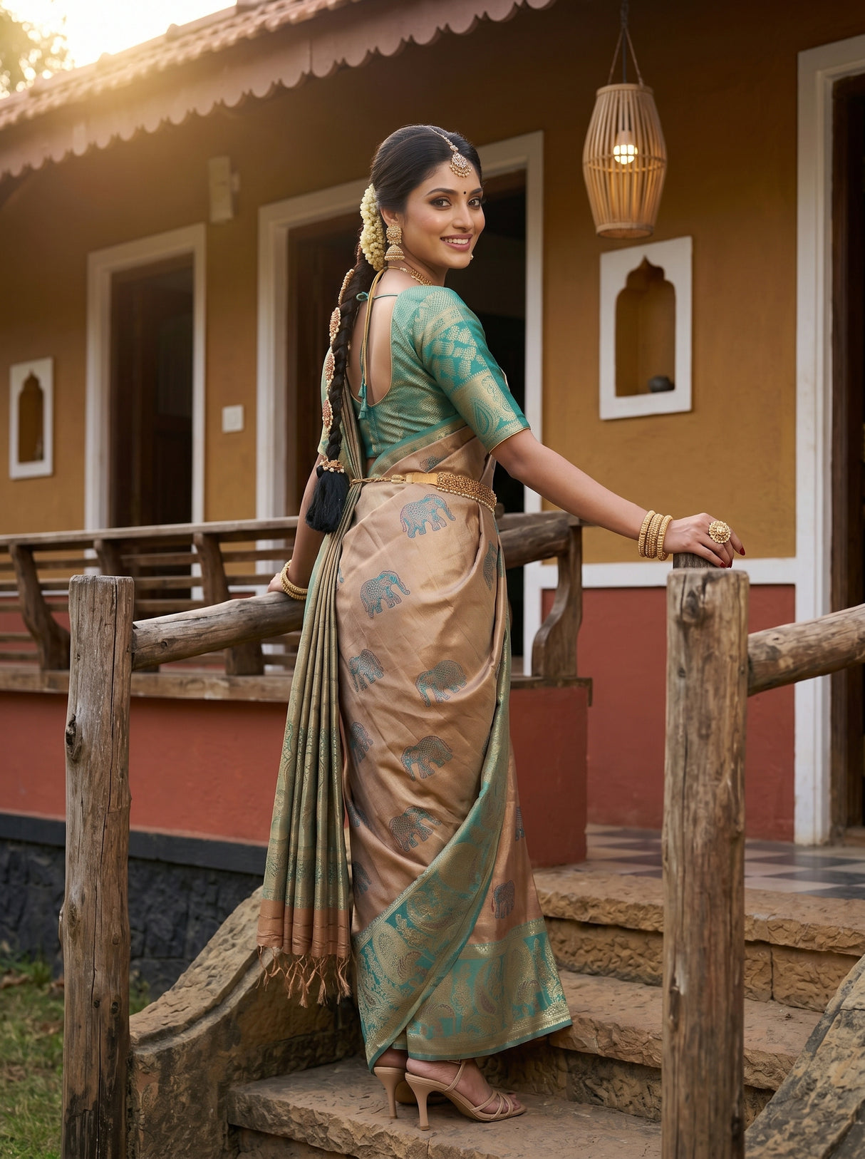 MIMOSA Saree Saree — pose 7 styling detail