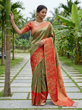 MIMOSA Saree Saree — front view on mannequin