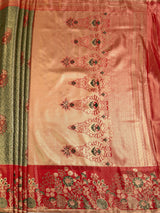 MIMOSA Saree Saree — pallu and zari work detail