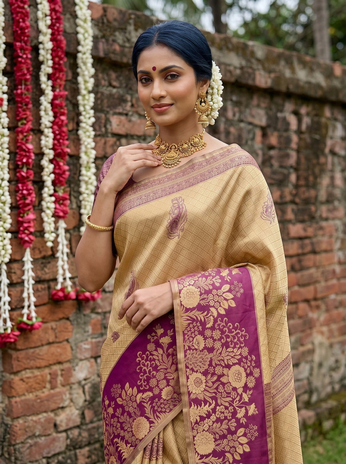 MIMOSA Saree Saree — pose 10 styling detail