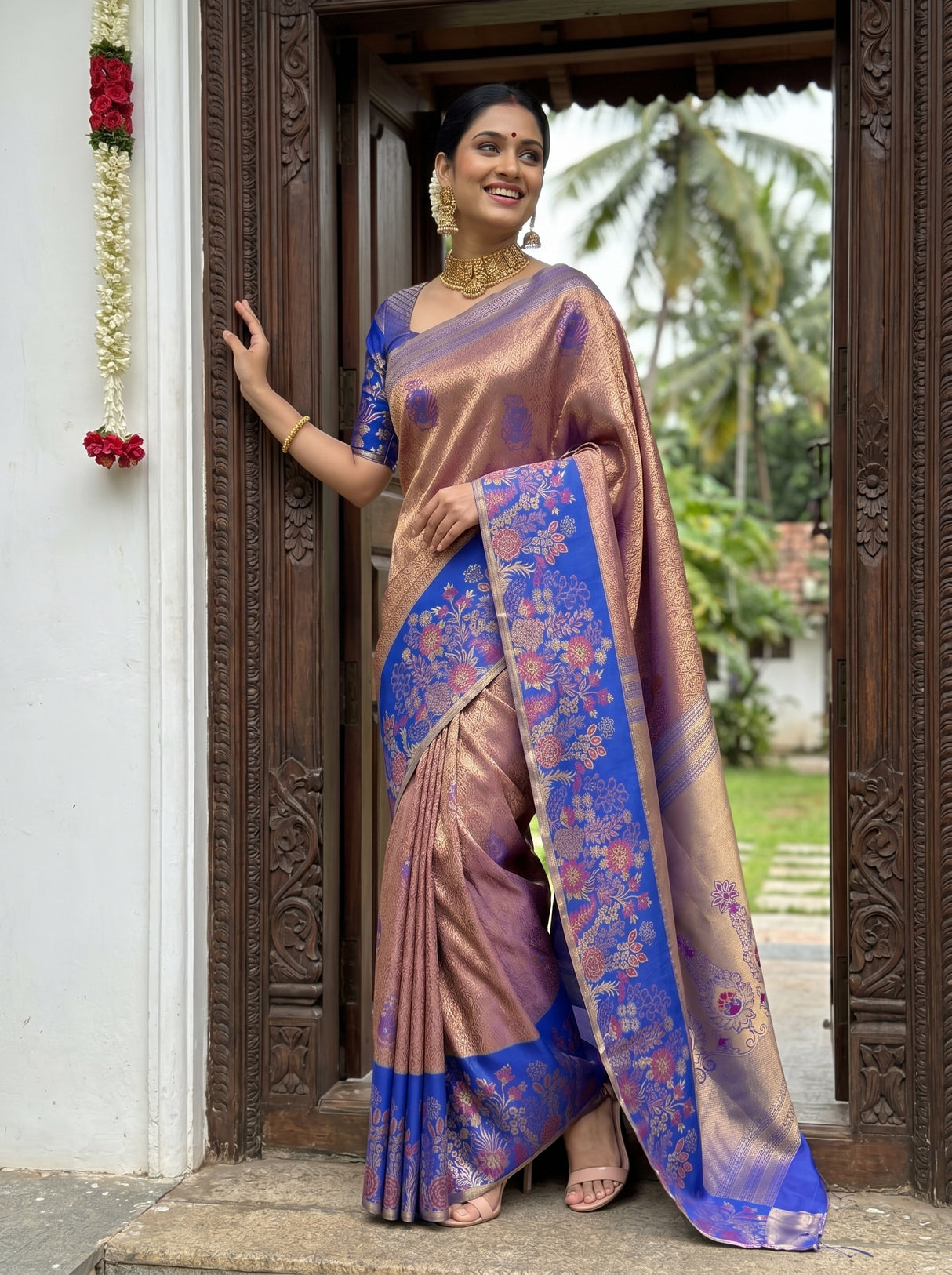 MIMOSA Saree Saree — pose 5 styling detail
