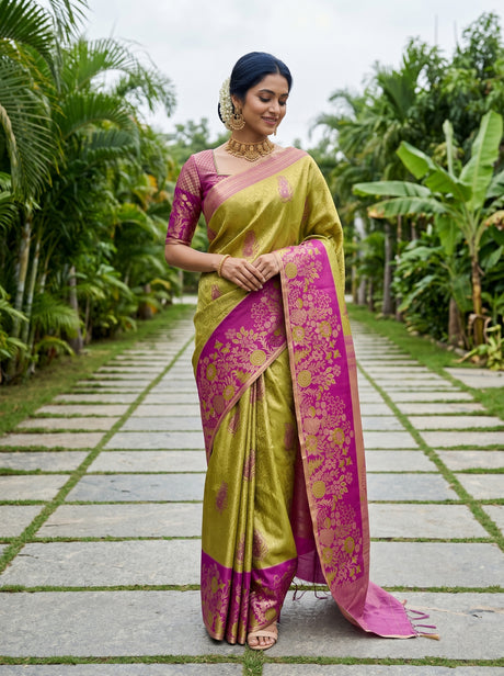 MIMOSA Saree Saree — front view on mannequin