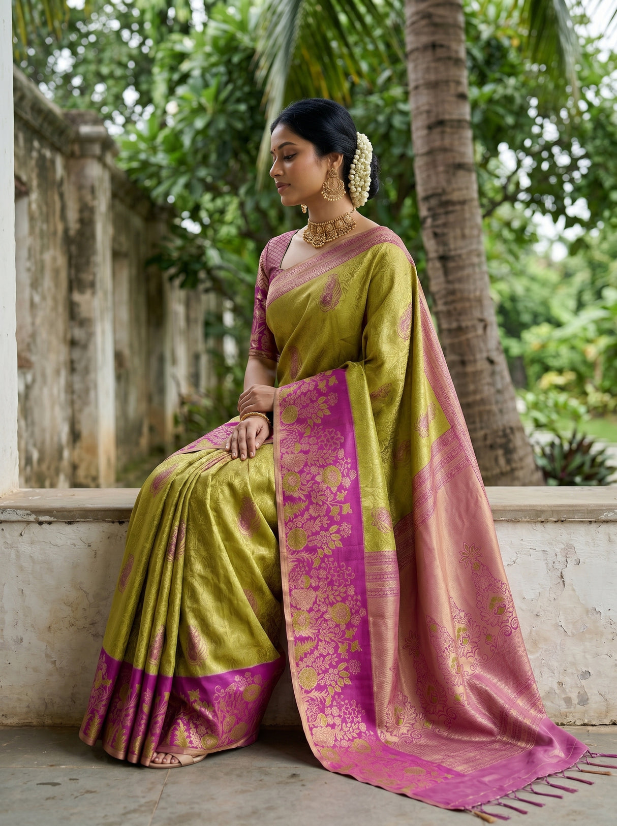 MIMOSA Saree Saree — pose 3 styling detail