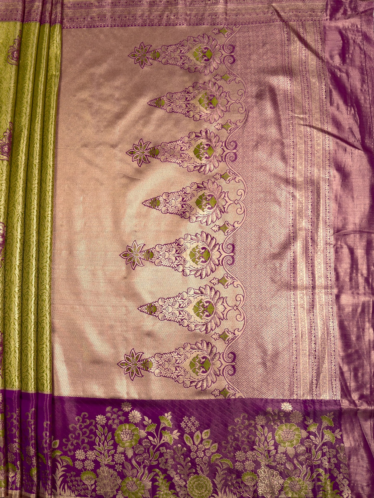 MIMOSA Saree Saree — pallu and zari work detail