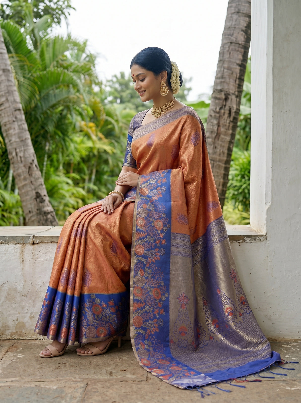 MIMOSA Saree Saree — pose 3 styling detail