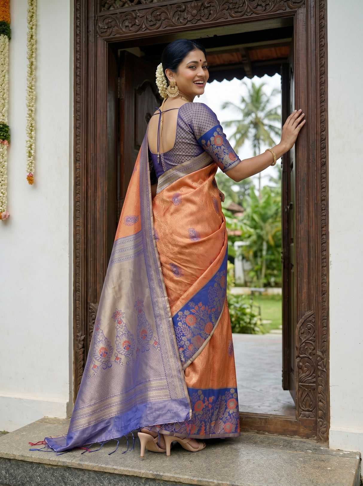 MIMOSA Saree Saree — pose 7 styling detail