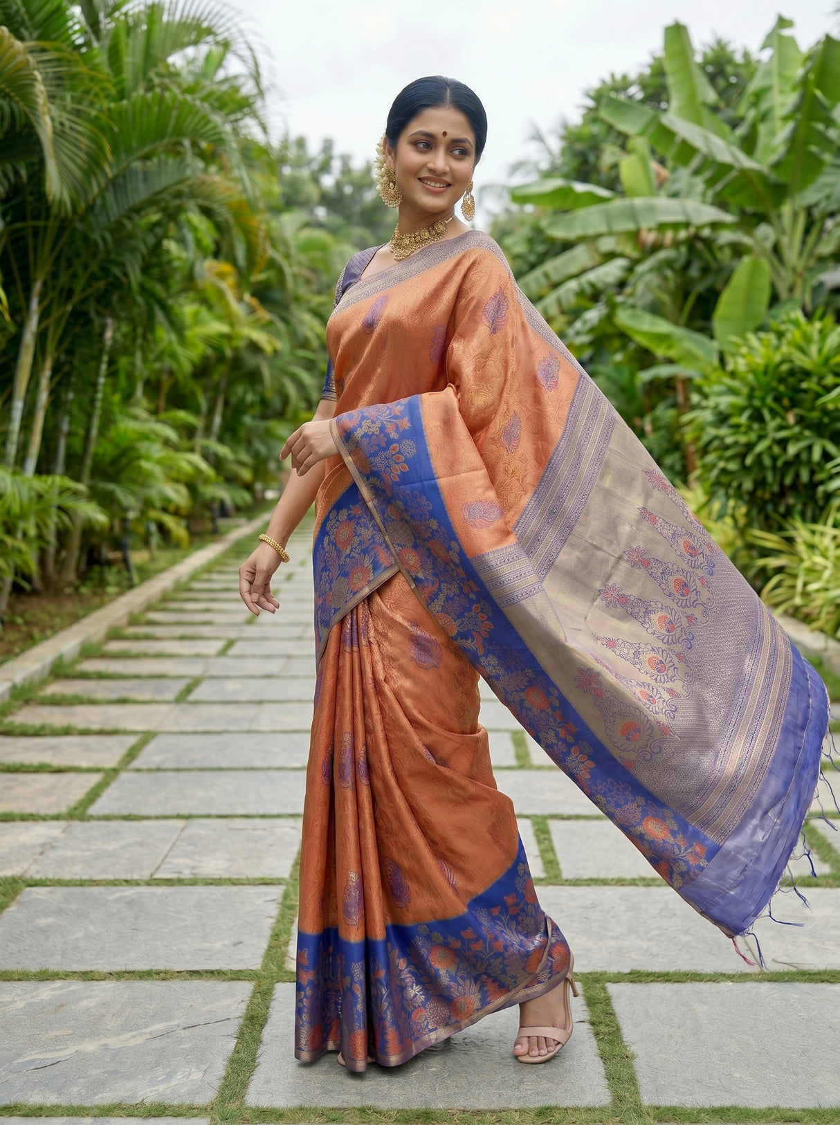 MIMOSA Saree Saree — pose 9 styling detail