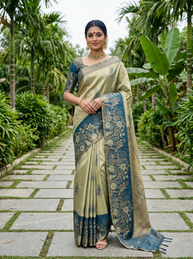 MIMOSA Saree Saree — front view on mannequin