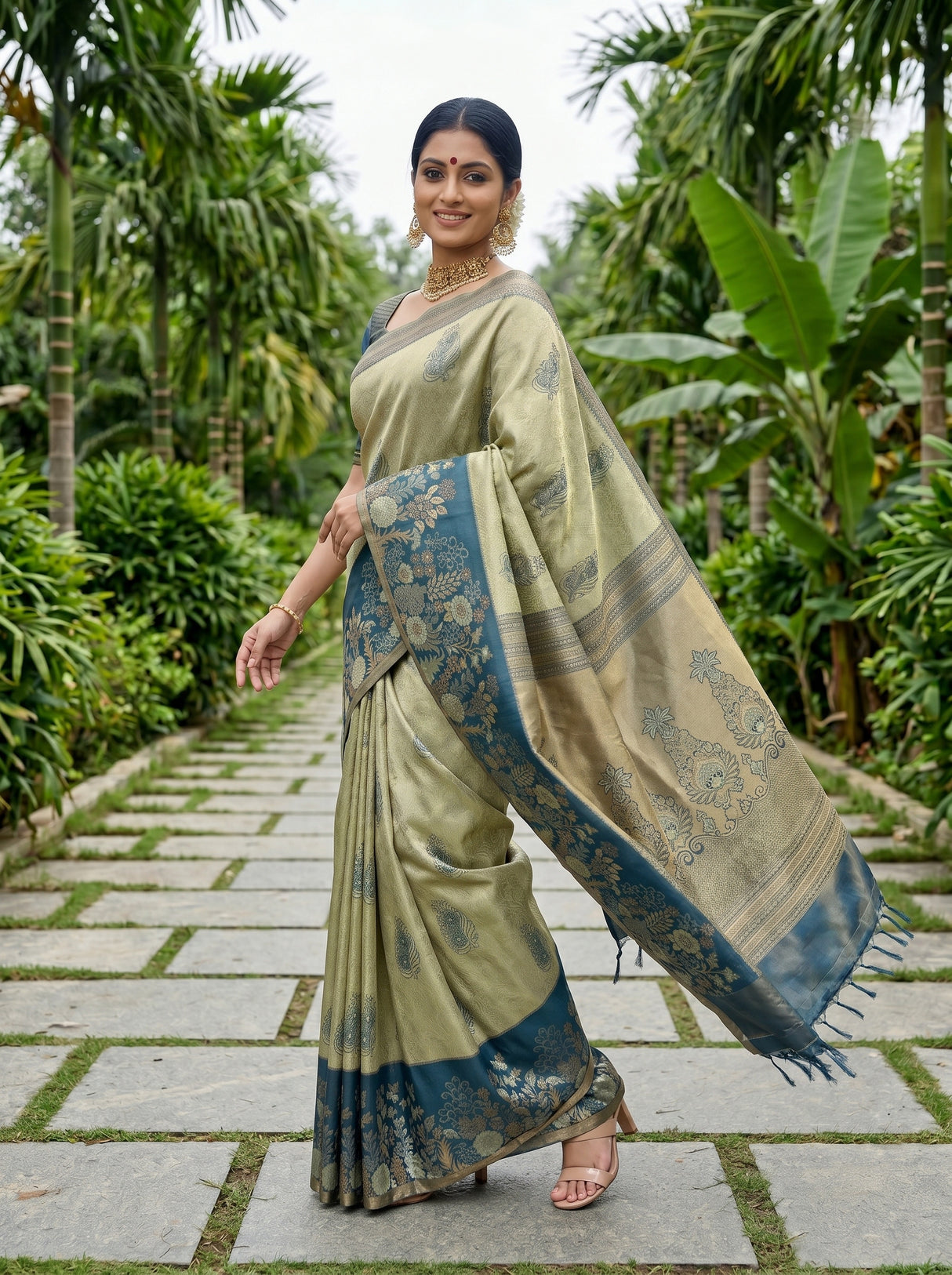 MIMOSA Saree Saree — pose 9 styling detail