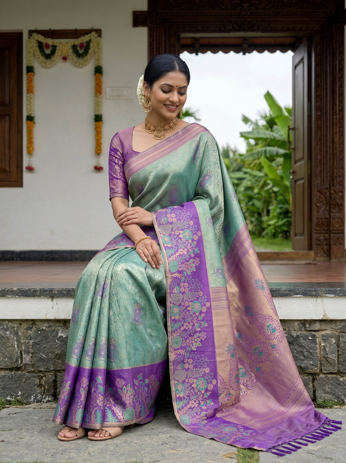 MIMOSA Saree Saree — pose 8 styling detail