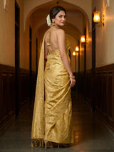 MIMOSA Mustard Saree Saree — pose 5 styling detail