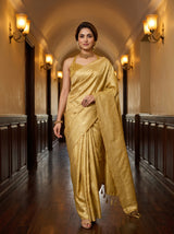 MIMOSA Mustard Saree Saree — pose 6 styling detail