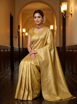 MIMOSA Mustard Saree Saree — pose 8 styling detail