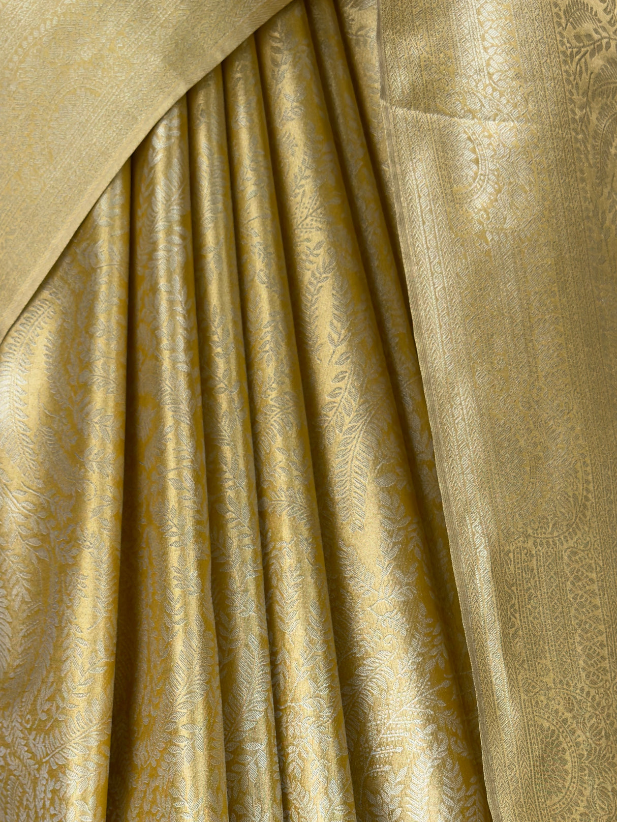 MIMOSA Mustard Saree Saree — fleets shot full lifestyle
