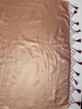 MIMOSA Pink Saree Saree — pallu and zari work detail