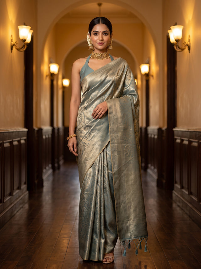 Sapphire  Saree