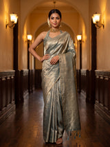 MIMOSA Sapphire Saree Saree — pose 4 styling detail