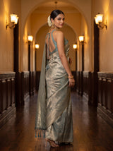 MIMOSA Sapphire Saree Saree — pose 5 styling detail