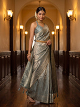 MIMOSA Sapphire Saree Saree — pose 9 styling detail