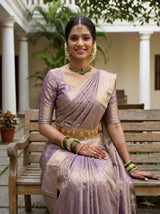 MIMOSA Violet Saree Saree — pose 10 styling detail