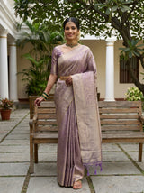 MIMOSA Violet Saree Saree — pose 5 styling detail
