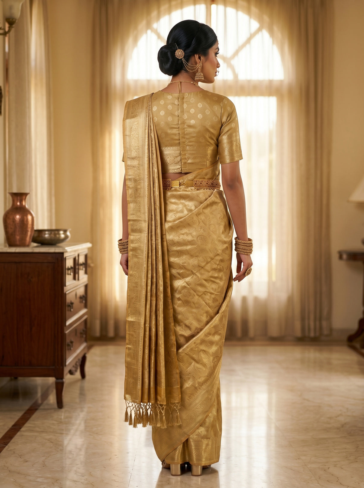 MIMOSA Saree Saree — pose 2 styling detail