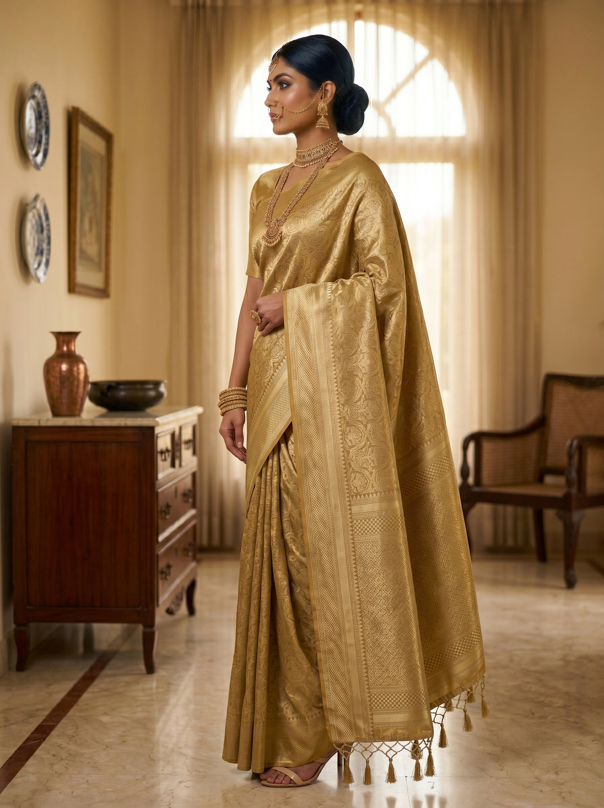 MIMOSA Saree Saree — pose 3 styling detail