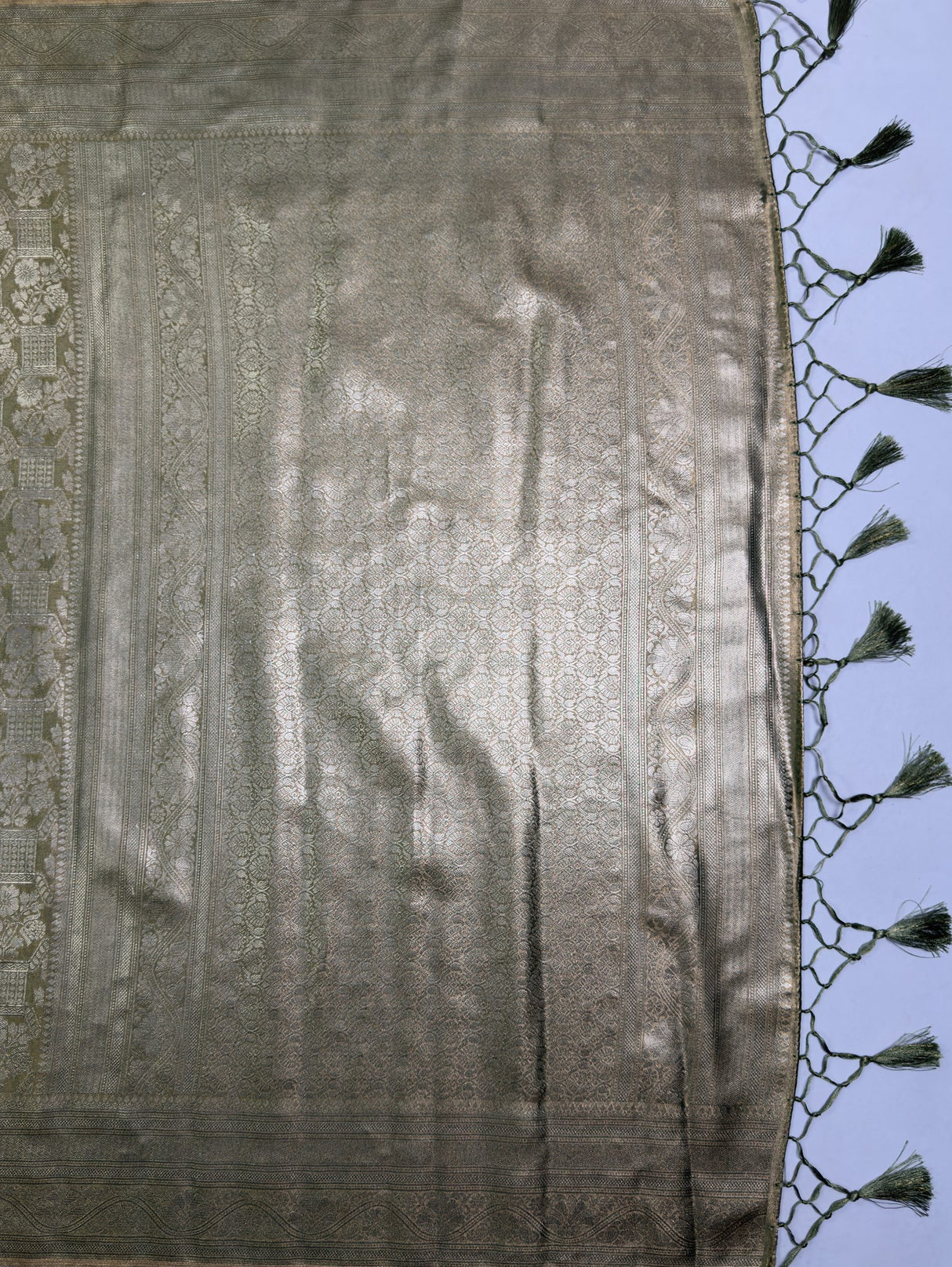 MIMOSA Saree Saree — pallu and zari work detail