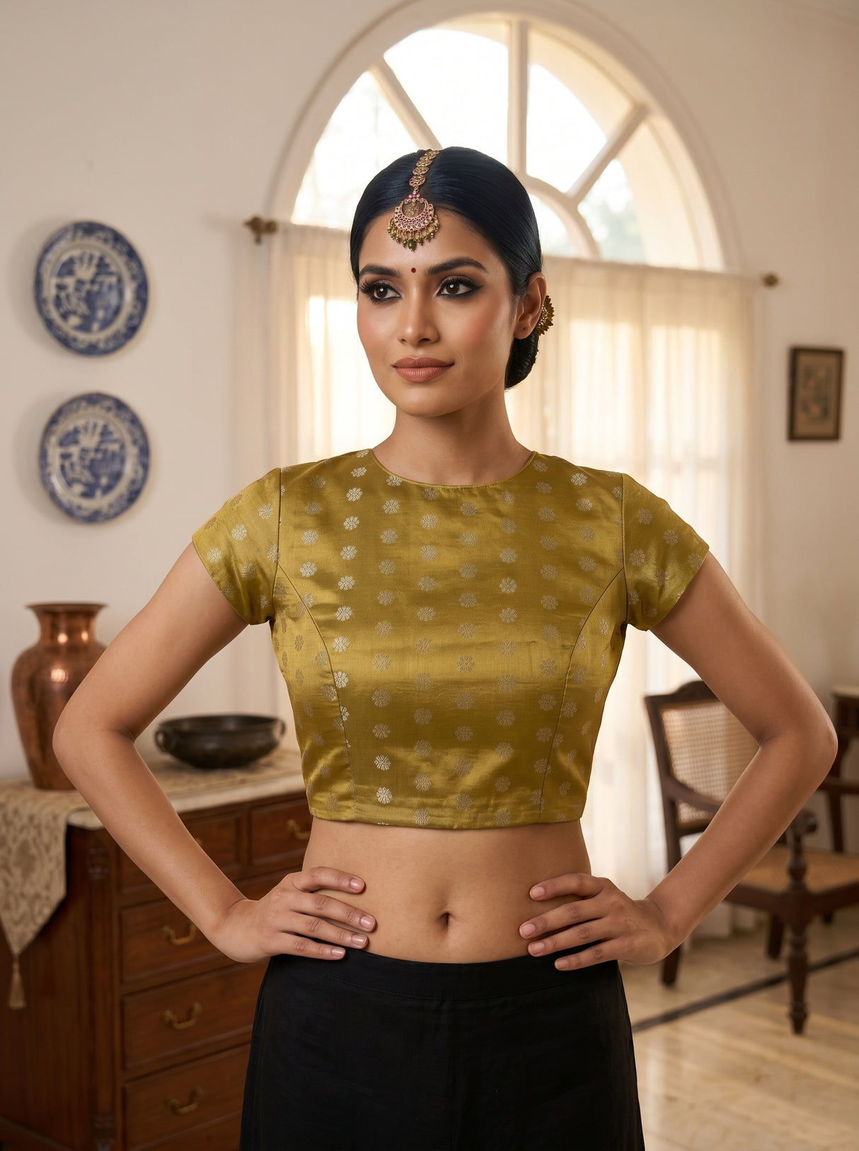 MIMOSA Saree Saree — blouse close-up