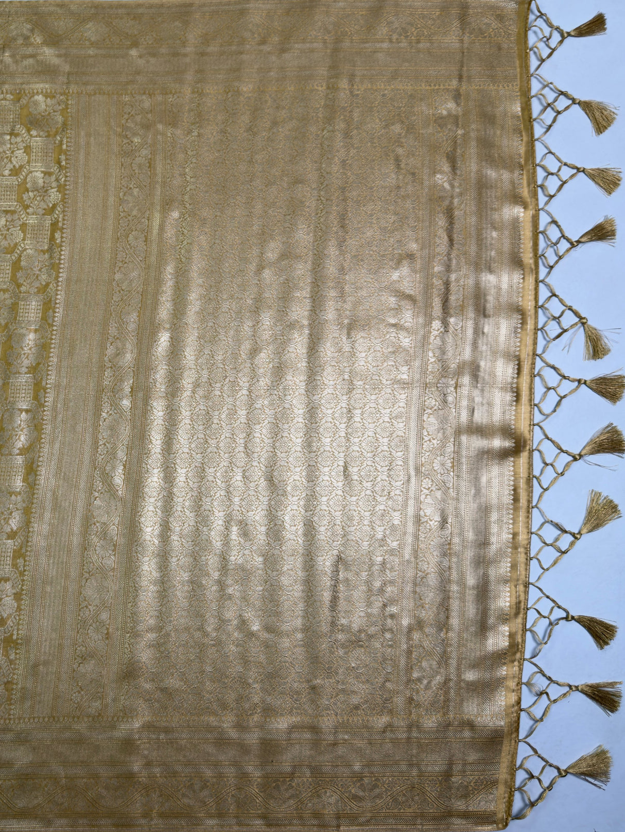 MIMOSA Saree Saree — pallu and zari work detail