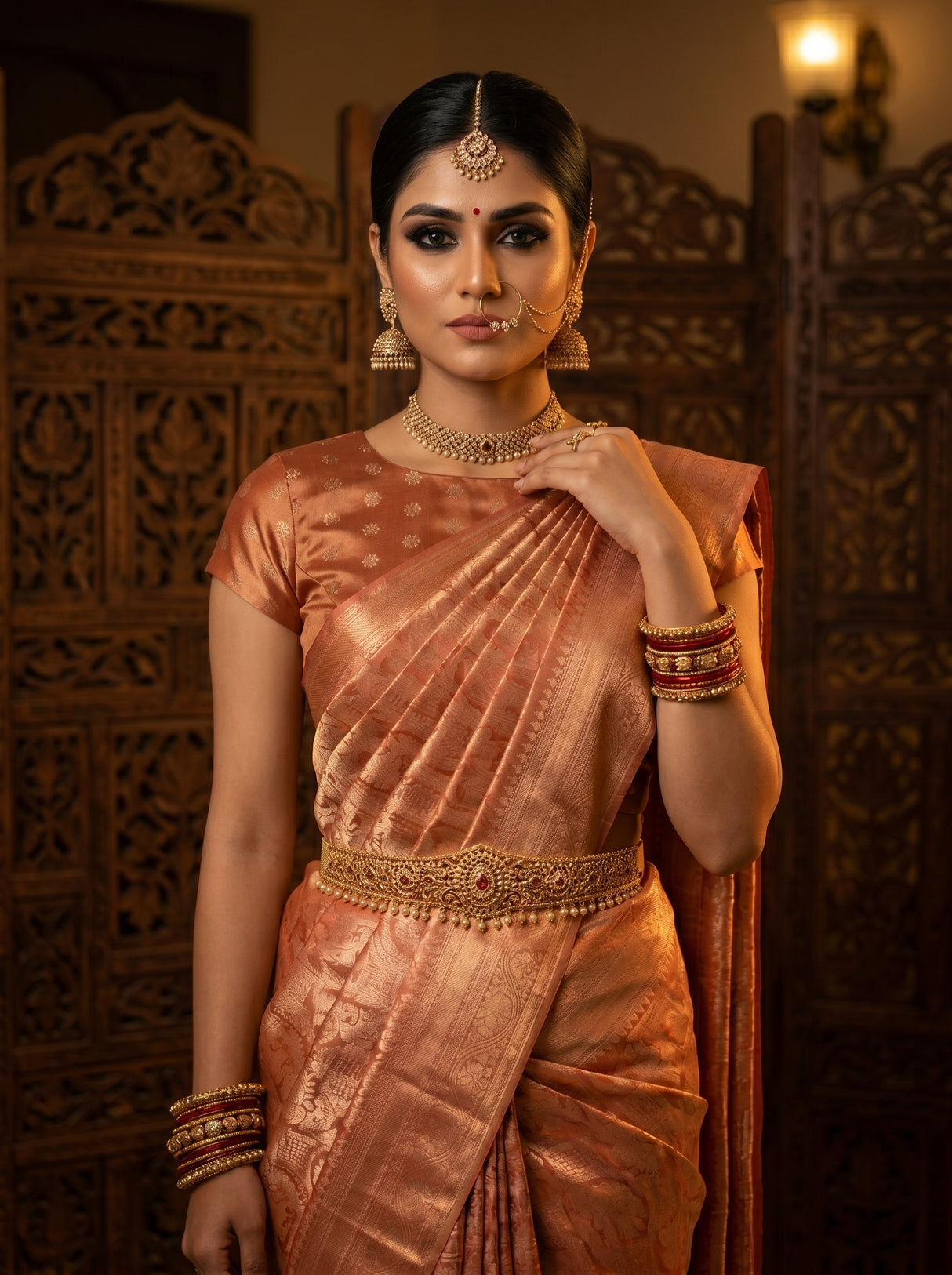 MIMOSA Saree Saree — pose 10 styling detail
