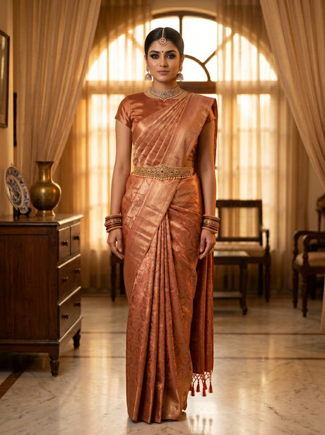 MIMOSA Saree Saree — front view on mannequin